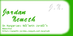 jordan nemeth business card